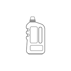 Icon line detergent bottle with handle laundry liquid 