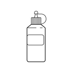 Icon line medical healthing bottle