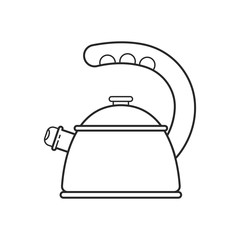 Icon line kettle with whistle