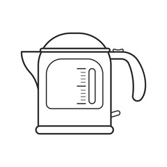 Icon line modern electrical kettle