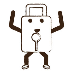 kawaii padlock icon image