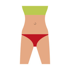 Healthy woman body icon vector illustration graphic design