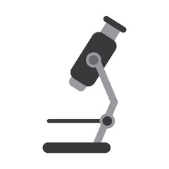 Microscope scientific tool icon vector illustration graphic design