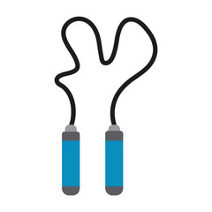 Jump rope isolated icon vector illustration graphic design