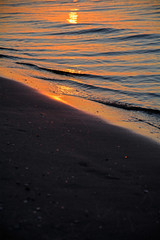 sunlight at the beach