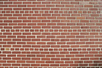 Fototapeta na wymiar Old red brick wall background texture