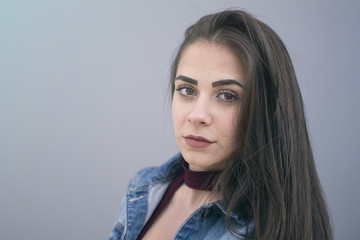 Fototapeta premium Face young woman