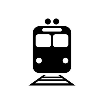 train icon, railway symbol, subway sign