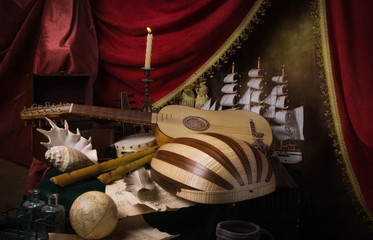 Musical still life in the Renaissance style