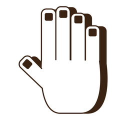 open hand icon