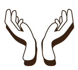 open hands icon