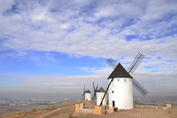 windmills Campos de Criptana land of Don Quixote de la Mancha, Ciudad Real