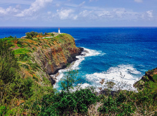 Kilauea Lighthouse is located on the North Shore of Kaua'i