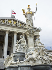 Fototapeta na wymiar austria, vienna, parliament