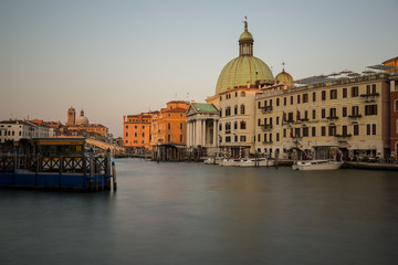Venice Italy - September 27, 2016 Venice City night photos.
