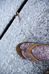 Socks, Sandals, & Snow