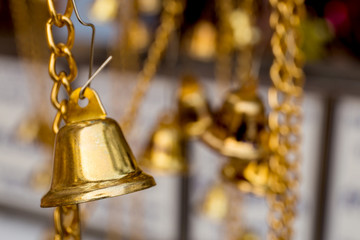 golden buddhist bells