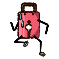 kawaii padlock icon image