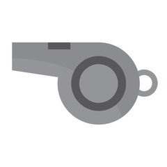 whistle sideview icon image vector illustration design 