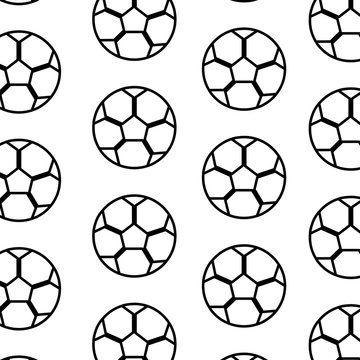 ball football soccer pattern image vector illustration design 