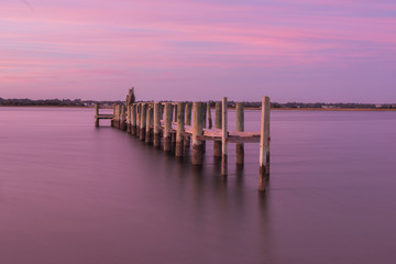Fototapeta premium Pier Sunset