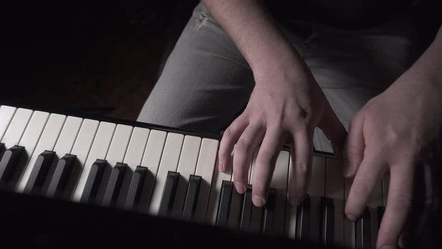 Playing piano