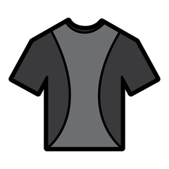 t shirt crew neck icon image vector illustration design 