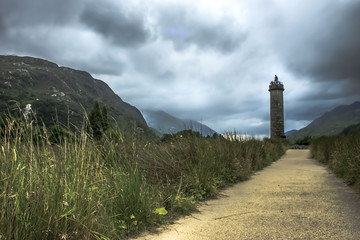 Glenfinnan Monument, Fort William and Lochaber, Scotland, United Kingdom. August 2016