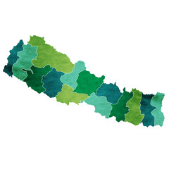 ネパール　地図　国　アイコン