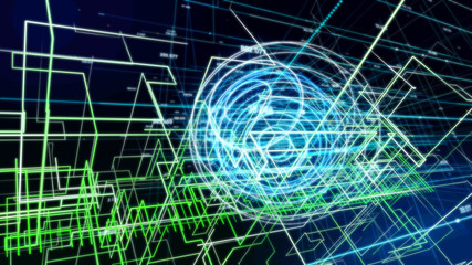 Technological abstract background.