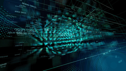 Technological abstract background.