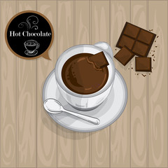 cup hot Chocolate graphic