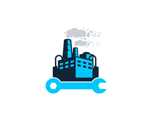 Factory Repair Icon Logo Design Element