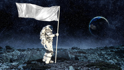 Pioneer of space. Mixed media © Sergey Nivens