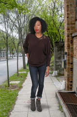 Beautiful African American Woman