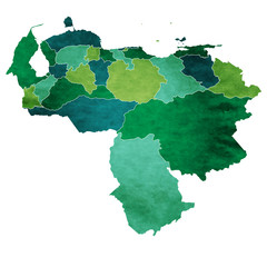 ベネズエラ　地図　国　アイコン