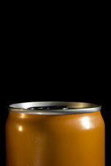 Orange tin can