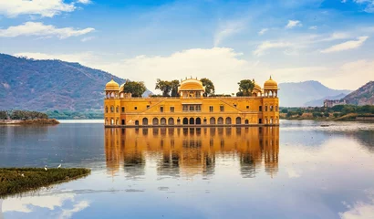 Fotobehang Water palace known as Jal Mahal at Jaipur Rajasthan  © Roop Dey