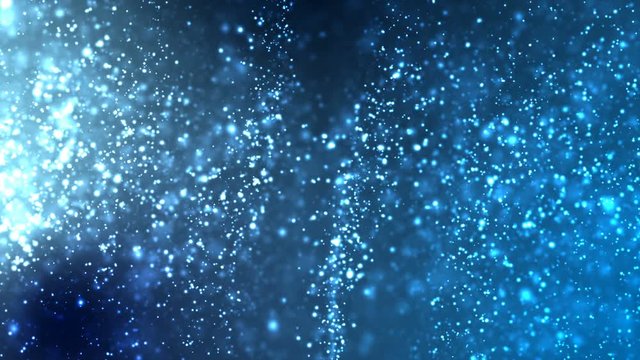 4K Abstract dark background with particle and lighting element for cyber futuristic concept with grain processed
