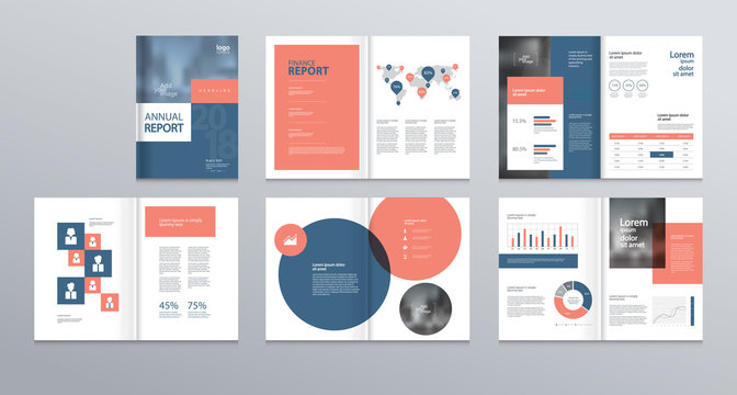   template layout design with cover page for company profile ,annual report , brochures, flyers, presentations, leaflet, magazine,book . and  vector a4 size for editable.