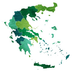 ギリシャ　地図　国　アイコン