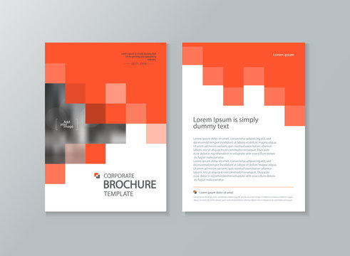 business brochure, flyer ,report layout  template, with abstract cover design background