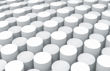 White column background