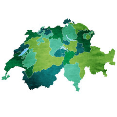 スイス　地図　国　アイコン
