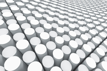 White column background