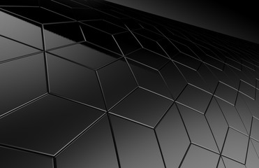 Geometric black background