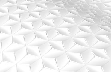 Elegant white geometric background