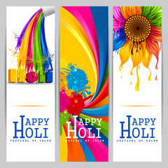 Colorful splash for Holi background
