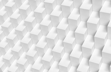 White cubes background