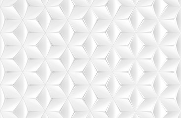 Elegant white geometric background